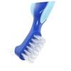 Baluue 2Pcs Double Sided Denture Toothbrush Travel Portable Denture Brushes for False Teeth Cleaning Material Oral Care Tool Gift view 3