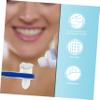 WRITWAA 2pcs Dual Head Denture Cleaning Shape False Teeth Brushes in White Blue Multi Tufted Heads with Non Slip Handles for Gentle Denture and Retainer Care view 3