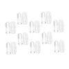 Baluue 10 Sets Finger Toothbrush with Transparent Box Food Grade Silicone Soft Bristles Dual Sided Oral Massager for Newborns and Teeth Cleaning and Tongue Care view 1
