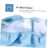 TOBBOMEY Adjustable Washable Cloth Diaper for Adults Elderly Breathable Absorbent Reusable Diaper Cover with Elastic Leak Protection Comfortable Fit for Active Seniors Waist view 3