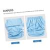 TOBBOMEY Adjustable Washable Cloth Diaper for Adults Elderly Breathable Absorbent Reusable Diaper Cover with Elastic Leak Protection Comfortable Fit for Active Seniors Waist view 4
