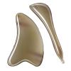10mm Thickness White Buffalo Horn Gua Sha Scraping Natural Horn Gua Sha Board Gua Sha Facial Tool Gua Sha Scraping Massage Tool Muscle Relaxing and Relieve Fine Lines Face Head Back 2 Piece Set view 1