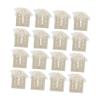 AUTSUPPL 20pcs Christian Cross Hollow Candy Boxes with Ribbon Ivory Paper Favor Packaging for Wedding Baptism Party Gift Storage Unique Cross Shaped Treat Containers view 1