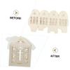AUTSUPPL 20pcs Christian Cross Hollow Candy Boxes with Ribbon Ivory Paper Favor Packaging for Wedding Baptism Party Gift Storage Unique Cross Shaped Treat Containers view 2