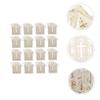 AUTSUPPL 20pcs Christian Cross Hollow Candy Boxes with Ribbon Ivory Paper Favor Packaging for Wedding Baptism Party Gift Storage Unique Cross Shaped Treat Containers view 4