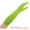 EXAOMBLE Long Kitchen Washing Gloves for Dishes Non Slip Protective Hand Covers with Extended Oil and Stain Resistant Household Cleaning Gloves Green view 4