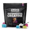Gains in Bulk Instantized Creatine Monohydrate for Men & Women, Soluble Pre Workout Powder, Supports Muscle Building, Strength and Performance, Bodybuilding Supplements, Sour Gummy, 30 Servings view 1
