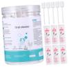 TOBBOMEY 30Pcs Toothbrush Gauze Oral Cleaner with Ergonomic Handle for Tongue and Mouth Cleaning Soft Absorbent Fabric for Gentle Oral Care and Efficient Hygiene Maintenance view 1