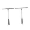 BEBEMOKO 2pcs Rotating Window Squeegee Shower Cleaner with Ergonomic Handle for Water Removal Glass and Car Windshield Wiper Multi Surface Cleaning Tool for Home and Vehicle Use view 1