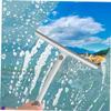 BEBEMOKO 2pcs Rotating Window Squeegee Shower Cleaner with Ergonomic Handle for Water Removal Glass and Car Windshield Wiper Multi Surface Cleaning Tool for Home and Vehicle Use view 3
