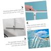 BEBEMOKO 2pcs Rotating Window Squeegee Shower Cleaner with Ergonomic Handle for Water Removal Glass and Car Windshield Wiper Multi Surface Cleaning Tool for Home and Vehicle Use view 4