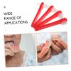 BEBEMOKO 4pcs Double Sided Denture Brushes for Denture Care and Braces Cleaning Compact Material Toothbrush for Travel and Daily Use view 4