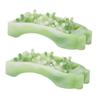 SECFOU 2pcs Foot Roller Massager for Muscle Soreness Relief Plastic Mini Foot Relaxation Tool to Promote Circulation and Soothe Ache view 1