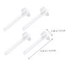 LIFKOME 4 pcs Small Double Head Denture Brush Portable Cleaning Toothbrushes Ergonomic Handle for Gentle Denture Care and Easy Travel Use view 3