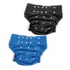 Holibanna 2Pcs Reusable Elderly Diaper with Adjustable Sticky Straps Leakproof Breathable Adult Urinal Pant for Home Use Soft Supple with Elasticated Legs Black Blue view 1
