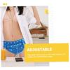 Holibanna 2Pcs Reusable Elderly Diaper with Adjustable Sticky Straps Leakproof Breathable Adult Urinal Pant for Home Use Soft Supple with Elasticated Legs Black Blue view 3
