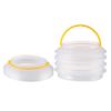 OUNONA 2Pcs Foldable Water Bucket 2L Plastic for Fishing Travel view 1