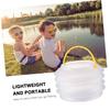 OUNONA 2Pcs Foldable Water Bucket 2L Plastic for Fishing Travel view 4