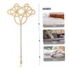 TOYZFRIENDY Long Handle Quilt Duster Rug Beater for Home Cleaning Tools for Quilt and Carpet Practical Plastic Rattan Style Dust Removal Tool for Bedrooms Living Rooms and Offices view 3