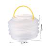 Folding Water Bucket 2Pcs 2L Plastic Portable Bucket for Travelling view 2