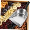 PAMINGONO Thickened Stainless Steel Handheld Dustpan Portable Garbage Shovel with Small Handle Creative Home Cleaning Tool for Kitchen and Bedroom Compact Dustpan for Easy Cleanup view 3