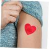 COOPHYA 25Pcs Heart Shaped Adhesive Bandages Self Adhesive Wound Patches Portable First Aid Hemostatic Stickers for Outdoor and Home Emergency Use view 3