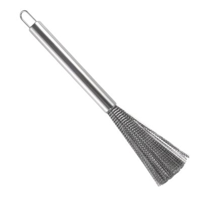 LKHFOAQM Stainless Steel Pot Brush Long Handle Multi-Functional Cleaning Brush Hanging Washing For Kitchen Sink Pans Scrubber Tools(1pcs S)