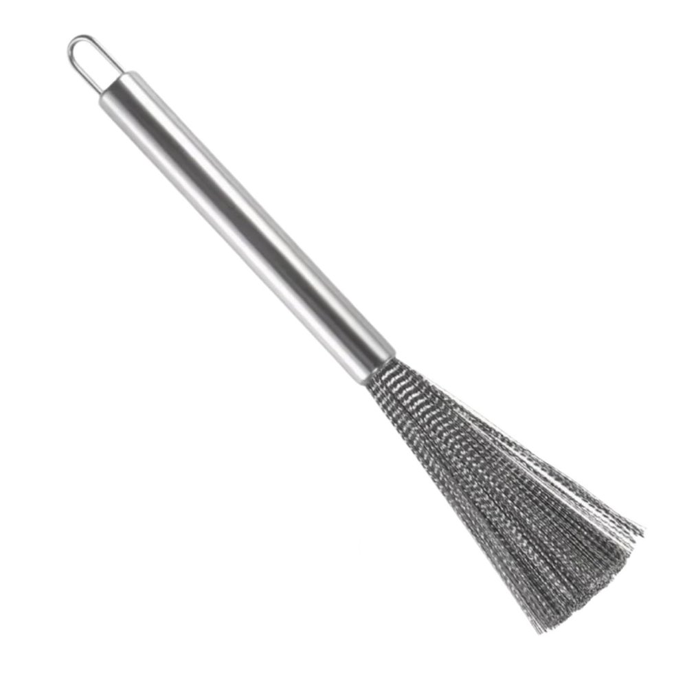 LKHFOAQM Stainless Steel Pot Brush Long Handle Multi-Functional Cleaning Brush Hanging Washing For Kitchen Sink Pans Scrubber Tools(1pcs S)