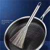 LKHFOAQM Stainless Steel Pot Brush Long Handle Multi-Functional Cleaning Brush Hanging Washing For Kitchen Sink Pans Scrubber Tools(1pcs S) view 3