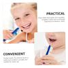 Beaupretty 4 pcs Double Head Denture Toothbrushes Small Portable Denture Cleaning Brushes Ergonomic Design Lightweight Plastic Material for Oral Care view 3
