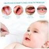 MOTHNUR 30Pcs Tongue Cleaner Gauze Oral Cleaning Kit for Boy Girl Ergonomic Handle Soft and Safe Mouth Brush for Early Oral Care view 2