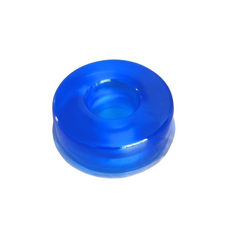 Gel Head Positioning Cushion, Round Medical Support Pillow, Blue, 8.3 x 2.75 x 2.75 inches