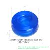 Gel Head Positioning Cushion, Round Medical Support Pillow, Blue, 8.3 x 2.75 x 2.75 inches view 2