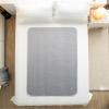 UYVEIS Summer Lightweight Bed Pads Washable Waterproof, Ice Silk Incontinence Bed Pads Breathable Leak-Proof Pee Pads for Adults, Elderly(Grey,100x140cm) view 1