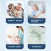UYVEIS Summer Lightweight Bed Pads Washable Waterproof, Ice Silk Incontinence Bed Pads Breathable Leak-Proof Pee Pads for Adults, Elderly(Grey,100x140cm) view 2