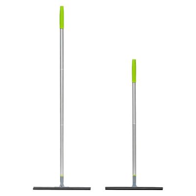 Vestamore 3-Piece Rubber Blade Squeegee Broom with Extendable Poles, Heavy Duty Floor Scrubber for Various Surfaces