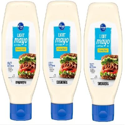Light Mayo Real Mayonnaise Creamy Taste Make With Cage Free Eggs (3 Bottles, 18 oz. each)