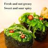 2 Flavors Shredded Seaweed,Cold Salad,Wakame (100g/bag) Vegetables,Japanese Side Dishes,Pickles,Sour and Spicy Flavor,Instant Meals,Kimchi,Delicious Snack Gift (spicy flavor,2bags) view 2