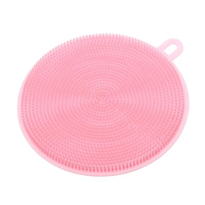 LKHFOAQM 10-1PCS Silicone Cleaning Brushes Soft Silicone Scouring Pad Washing Sponge Dish Bowl Pot Cleaner Washing Tool Kitchen Accessori(2 pcs)