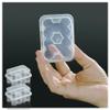 2-Pack Peptide Case for Fridge, 3 mL Vial Holder for Refrigerator, 10-Slot Insulin & Peptide Holder Each, 20 Slots Total, Semi-Transparent Vial Storage Case for Diabetic Care view 1