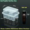 2-Pack Peptide Case for Fridge, 3 mL Vial Holder for Refrigerator, 10-Slot Insulin & Peptide Holder Each, 20 Slots Total, Semi-Transparent Vial Storage Case for Diabetic Care view 4