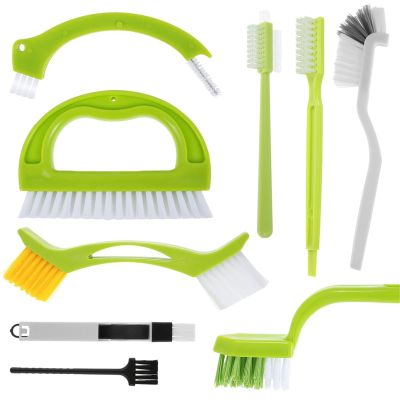 LKHFOAQM 9 Pack Groove Cleaner Brush Set Multipurpose Hand-held Cleaning Brush Deep Cleaning Reusable Tile Joint Scrub Brush