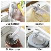LKHFOAQM 9 Pack Groove Cleaner Brush Set Multipurpose Hand-held Cleaning Brush Deep Cleaning Reusable Tile Joint Scrub Brush view 4