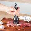 2pcs stainless steel steak meat floss needle, tender meat, broken tendons, punching machine, barbecue needle, hammer, hammer view 3