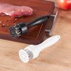 2pcs stainless steel steak meat floss needle, tender meat, broken tendons, punching machine, barbecue needle, hammer, hammer view 4