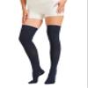 NURCOM 15-20 mmHg Medical Compression Stockings with Dot Silicone Band, Closed Toe Thigh High Compression Socks for Women & Men, Graduated Support Stockings for Varicose Veins,Edema,Navy Blue,X-Large view 3