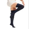 NURCOM 15-20 mmHg Medical Compression Stockings with Dot Silicone Band, Closed Toe Thigh High Compression Socks for Women & Men, Graduated Support Stockings for Varicose Veins,Edema,Navy Blue,X-Large view 4