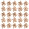 100 Pcs 20 X 18 in Khaki Tan Wrinkled Cheesecloth Napkins, Semi-Transparent 14 Polyester Dinner Napkins for Wedding Party Table Settings view 2