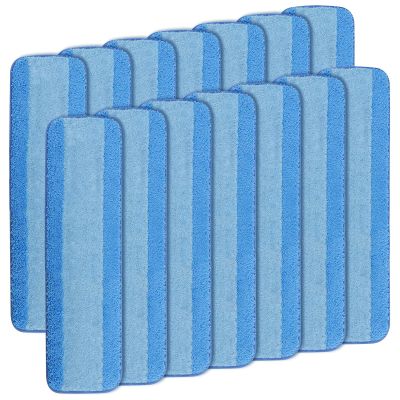 15 PCS 18 Inch Microfiber Cleaning Pads for Bona Mop, Reusable Mop Pad Refills Replacement Microfiber Mop Pads, Machine Washes