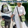 Wdktrgetd Large Capacity Medicine Storage Bag for Men Women Insulin Medication Travel Case Portable Diabetic Supplies Organizer with Layer and Shoulder Strap for Diabetic Supplies Asthma Inhaler view 4